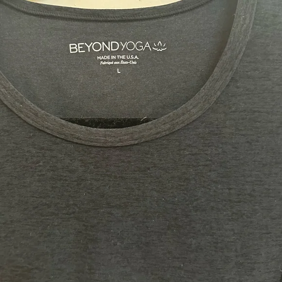 NWT! Beyond Yoga After Dark Space Dye Black Long Sleeve Mini Dress - Large - Picture 5 of 7